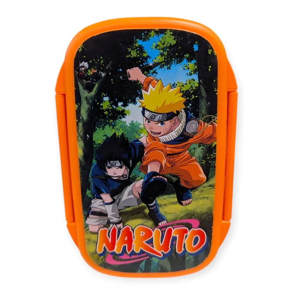 Naruto Classic Plastic Bento Box 2-Tier‎ Orange Blue Bioworld VKA26N9NAR New